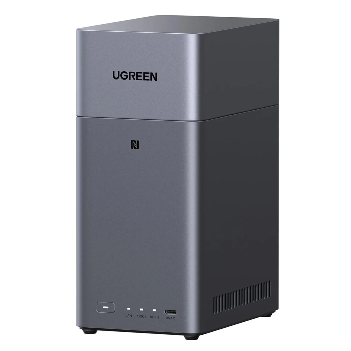 Ugreen NASync DH2300 med två diskschakt